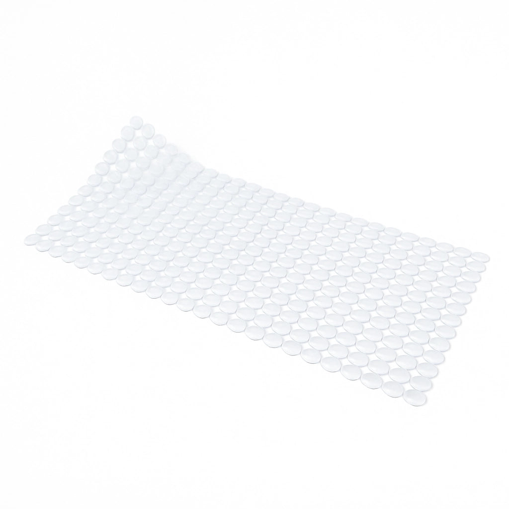 TAPPETO ANTISCIVOLO PER VASCA MOD. RONDO'  CM 72X36- Cristallo- DH- pezzi 1