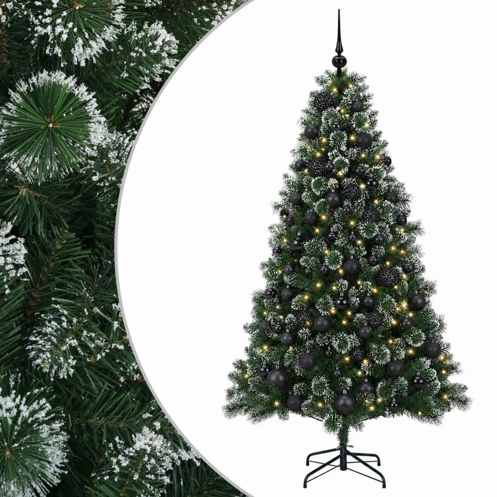 Albero di Natale Artificiale con Palline 240 cm 300 LED 3461254