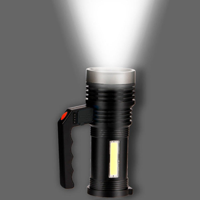 Torcia LED Portatile con Ricarica Solare e USB Impermeabile