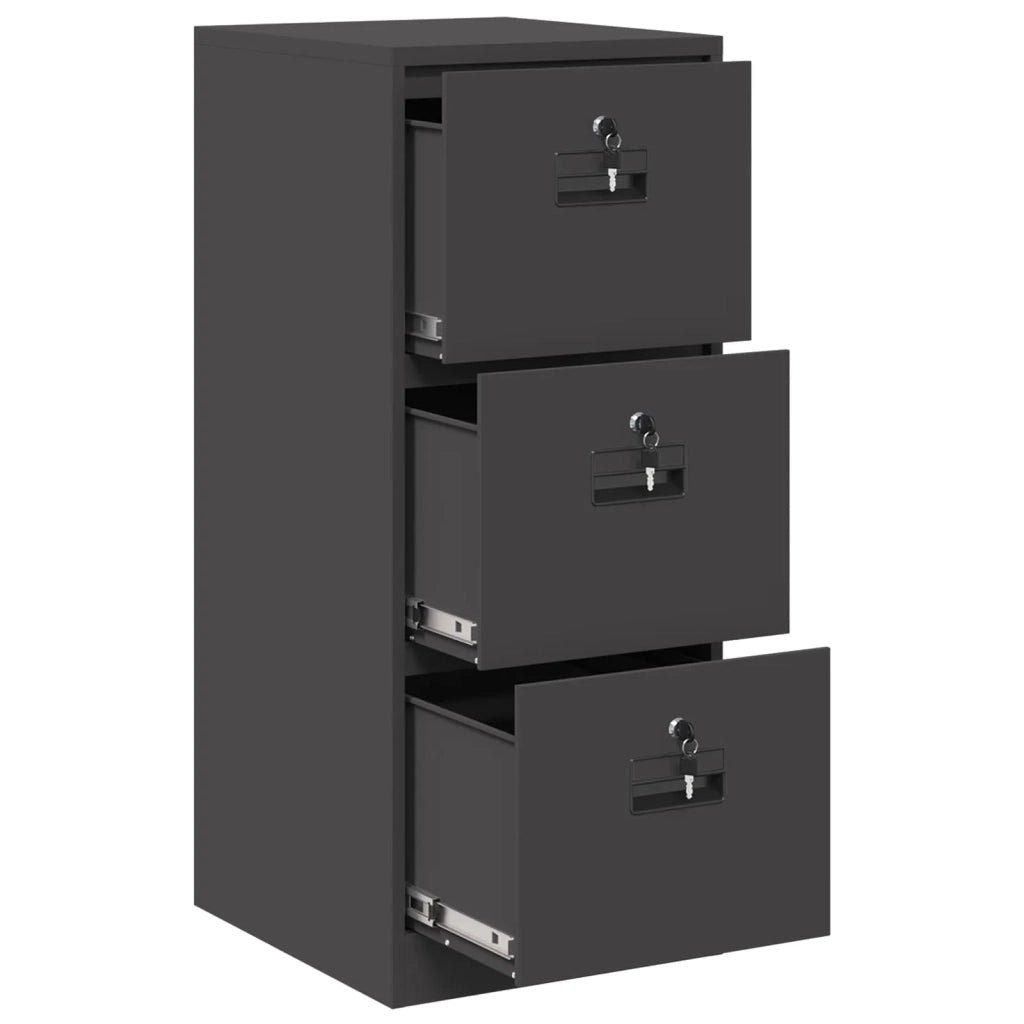Armadio per File con cassetto Nero 44 x 50 x 106.5 cm CFW5874450