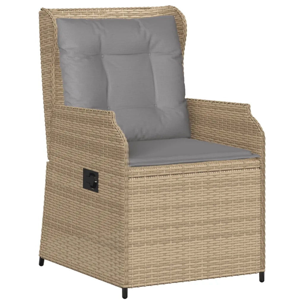 Set Divani da Giardino 6 pz con Cuscini in Polyrattan Beige 3262613