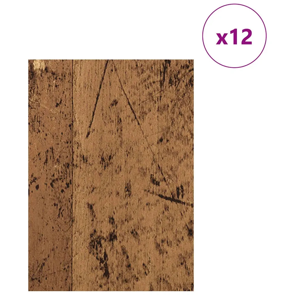Pannelli decorativi 12 pcs Legno vecchio 15 x 21 x 0.27 cm 885553