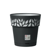 Vaso per interni ed esterni opera cloe Grigio Grafite 30 x 29 cm