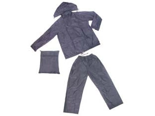 IMPERMEABILE GIACCA/PANTALONE IN NYLON BLU  tg. XXXL    EXCEL