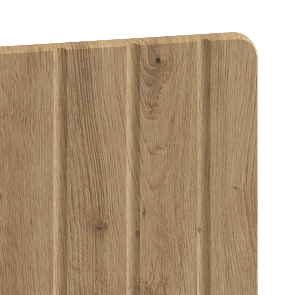 Testiera da Muro ZWOLLE Rovere Artigianale Legno ingegnerizzato 896534