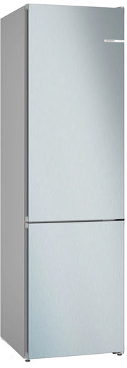Bosch serie 4 kgn392lcf frigorifero con congelatore libera installazione 363 l c acciaio inox
