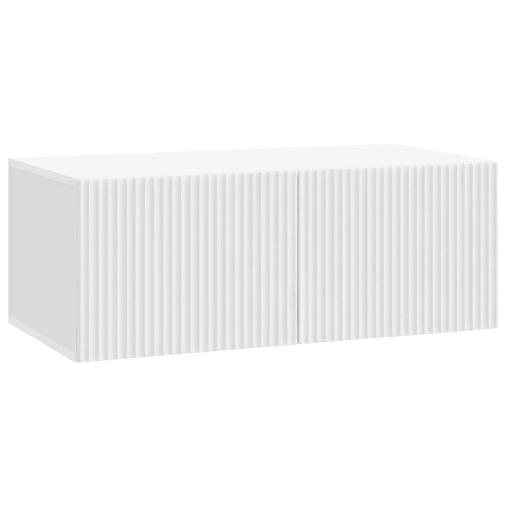 Mobile Porta TV da Muro Bianco 78,5 x 41 x 30 cm 898515