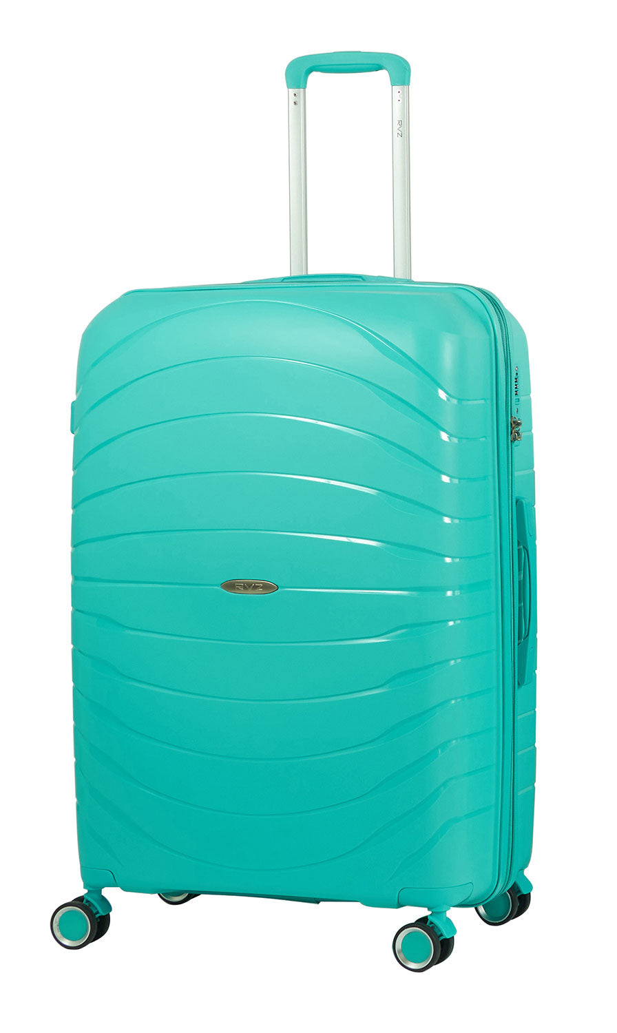 Trolley Valigia Grande Rigido Espandibile in Polipropilene TSA Ravizzoni Alaska Verde Tiffany