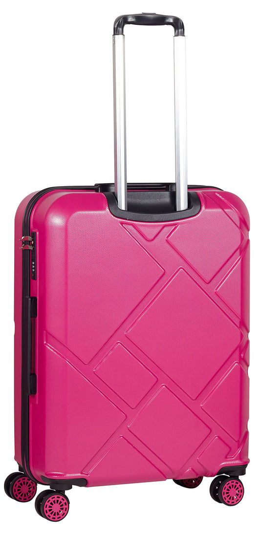 Trolley Valigia Media Rigida in ABS 4 Ruote TSA Ravizzoni Mango Fucsia