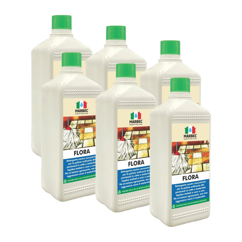 Pulizia pavimenti FLORA   1LTx6Pz