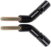 Accessori per il sistema di specchiera - Estensione specchiera regolabile - Adatto per Harley Sportster X883 1200 Iron 883 - Cinghia metallica - Inclusi 2 pezzi - Installazione facile - Specchietti