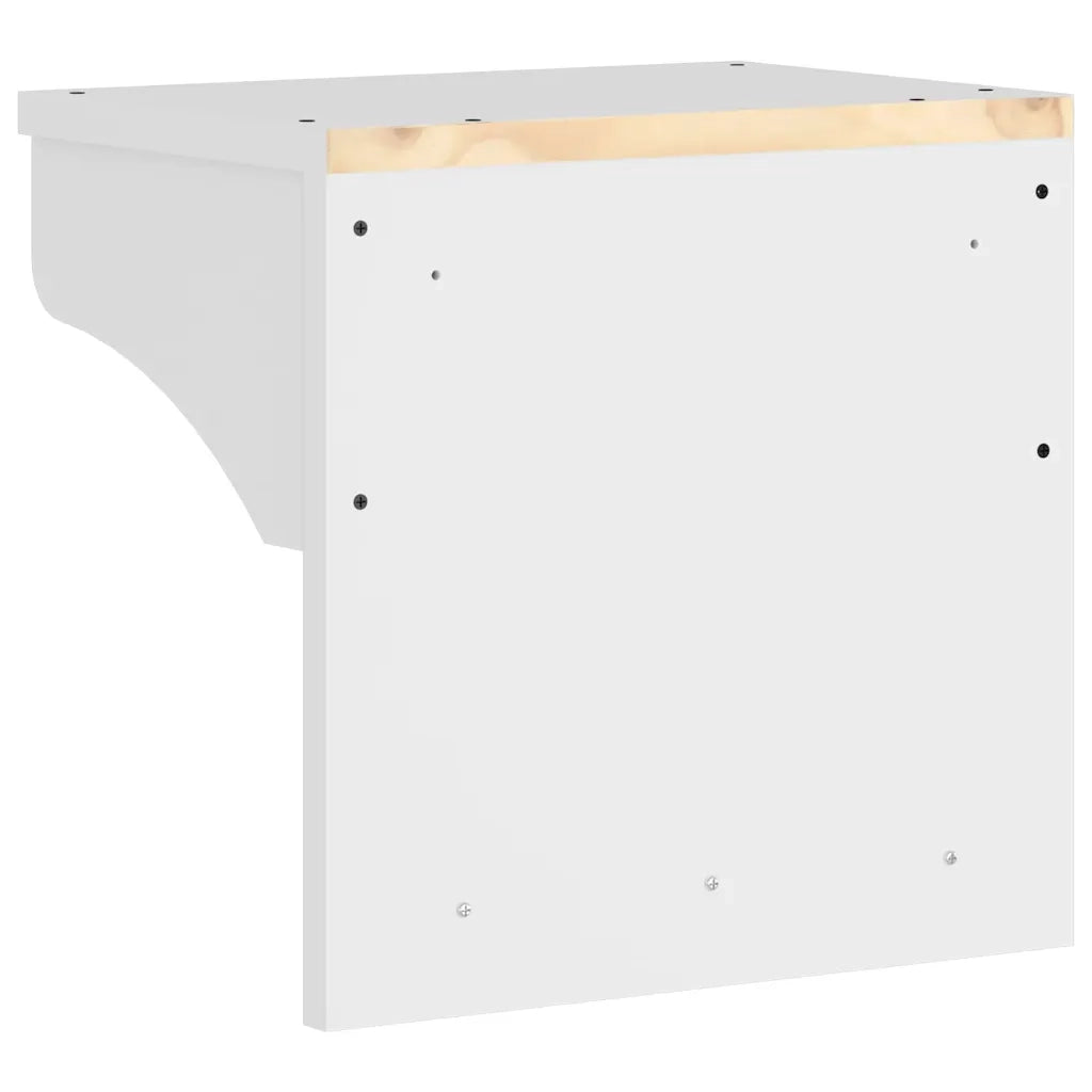 Appendiabiti da Parete SANDNES Bianco 43x30x42 cm Legno di Pino CFW6693875