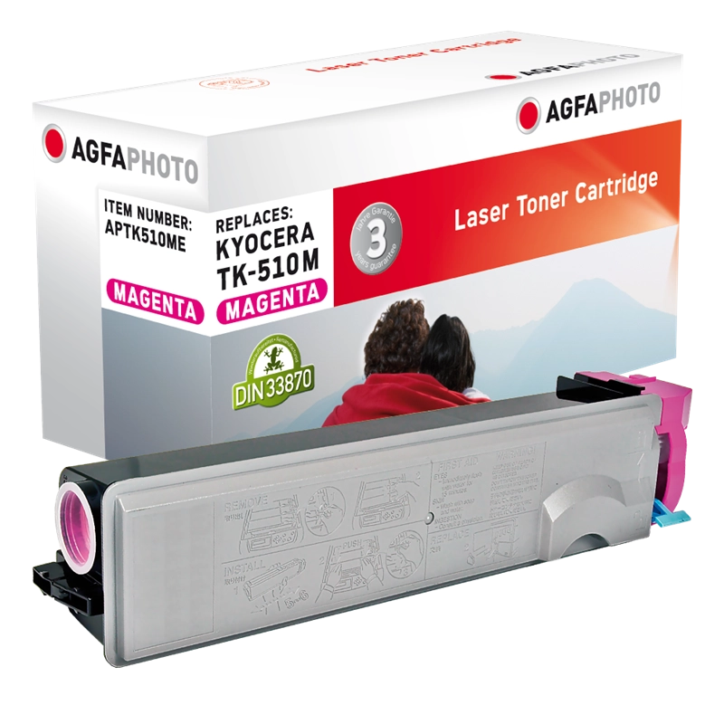 ORIGINAL Agfa Photo toner magenta APTK510ME ~8000 Seiten Agfa Photo TK-510M