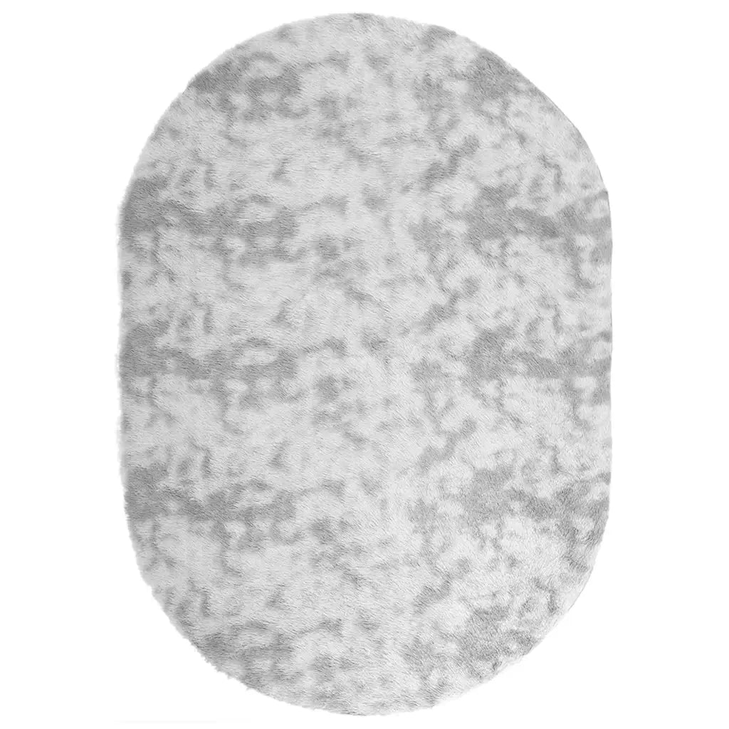 Tappeto Shaggy a Pelo Lungo NAVARRA Grigio Argento 300x200 cm 4102940