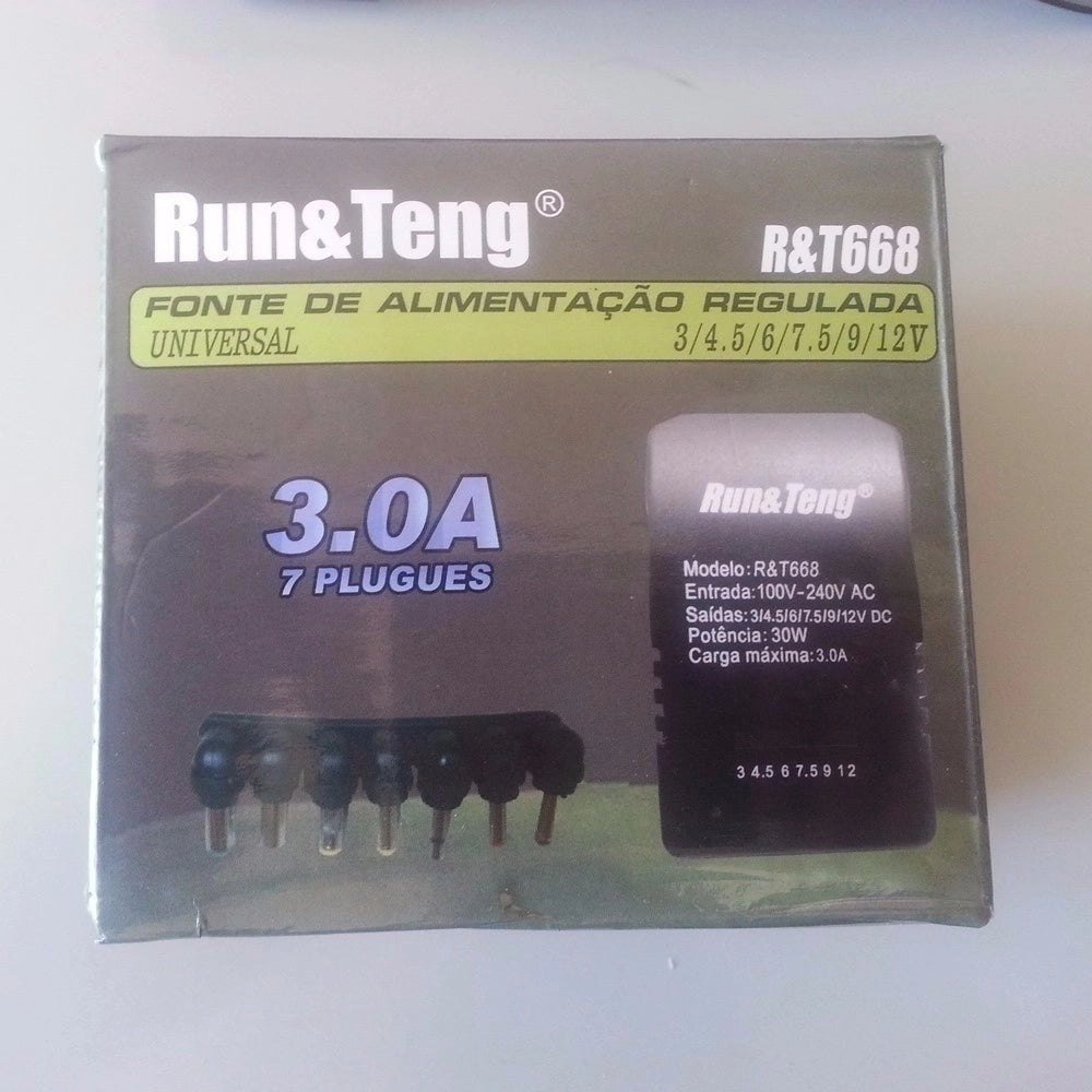Trade Shop - Alimentatore 3a 30w Trasformatore Stabilizzato Switching Regolabile Universale -