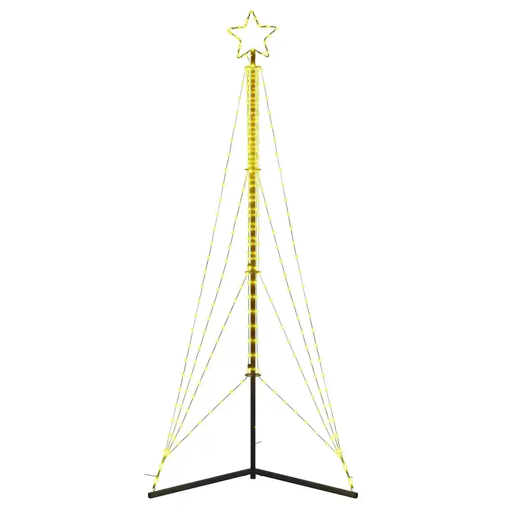 Albero di Natale a LED 483 LED Bianco Caldo 240 cm 4016412