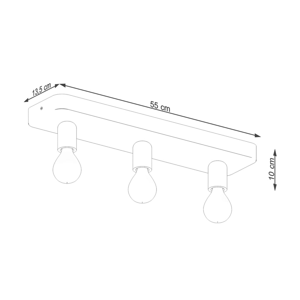 Lampada a soffitto TAVO 3