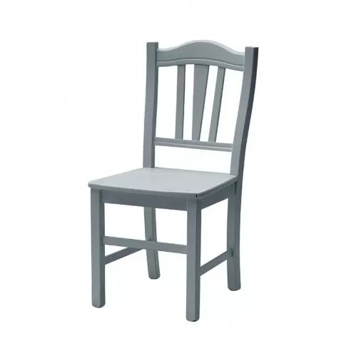 Set 2 sedie country legno grigio seduta legno 46x50x95