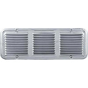 BOCCHETTA AERAZIONE ALLUMINIO RETTANGOLARE - MM 140X360- 4 pezzi
