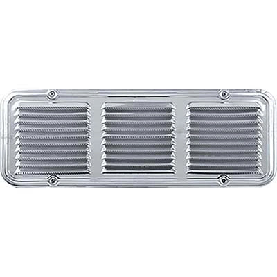 BOCCHETTA AERAZIONE ALLUMINIO RETTANGOLARE - MM 140X360- 4 pezzi