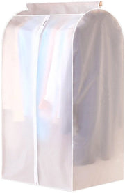 Cassetti per abiti in PEVA trasparente con chiusura a zip, dimensioni 50x80x120 cm