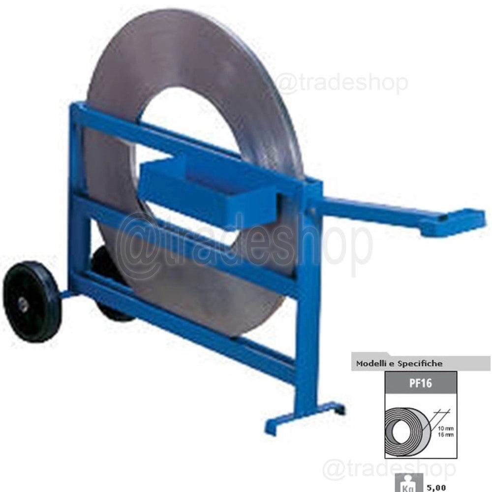 Trade Shop - Carrello Portareggia Pf16 In Ferro Romeo Maestri Porta Reggette Metallo 10/16mm -