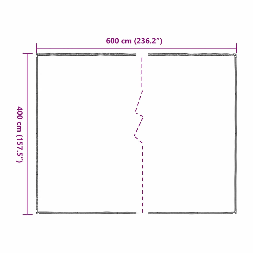Copertura per Piante Trasparente 4 x 6 m PE 3429316