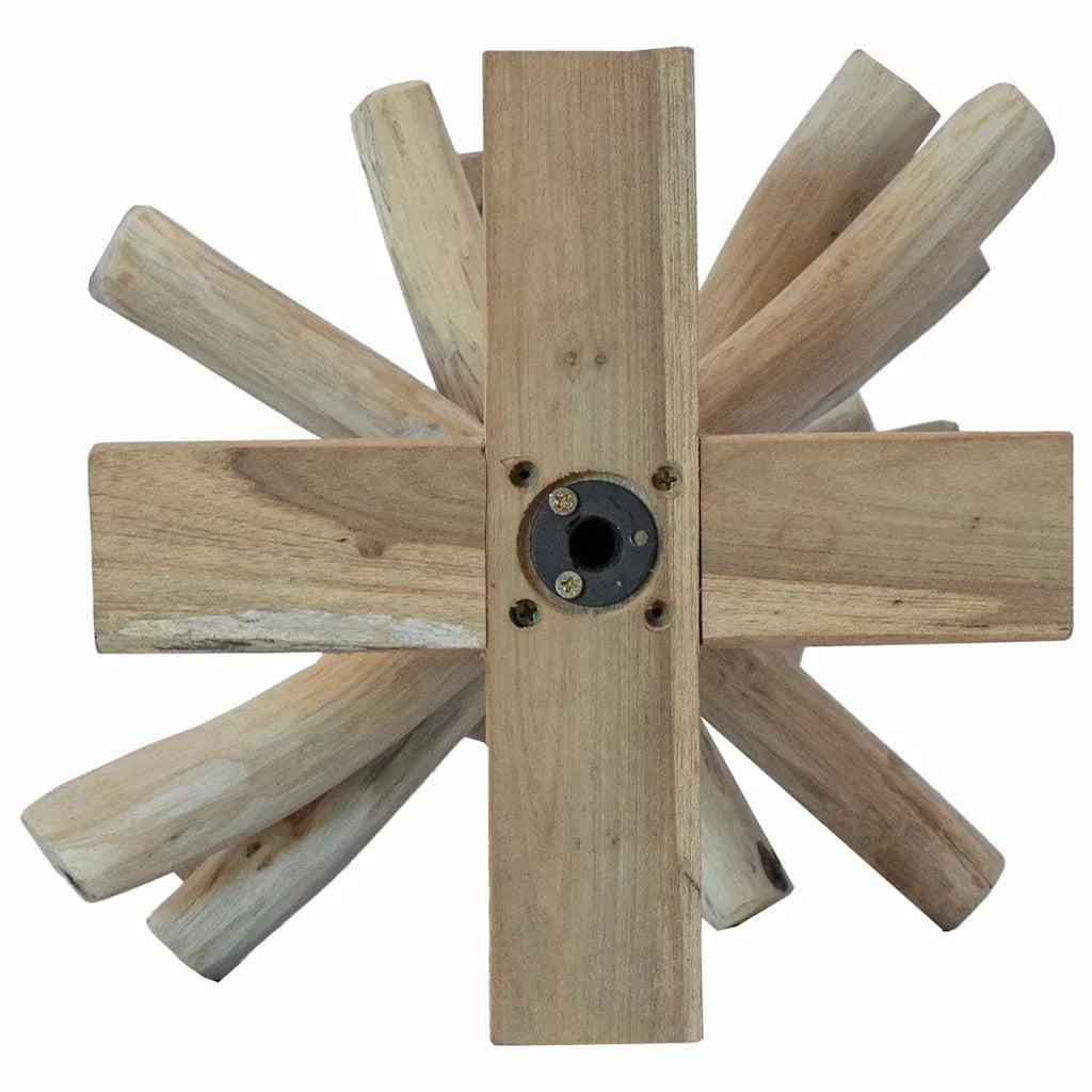 Albero di Natale Marrone 60 cm Legno massello di teak