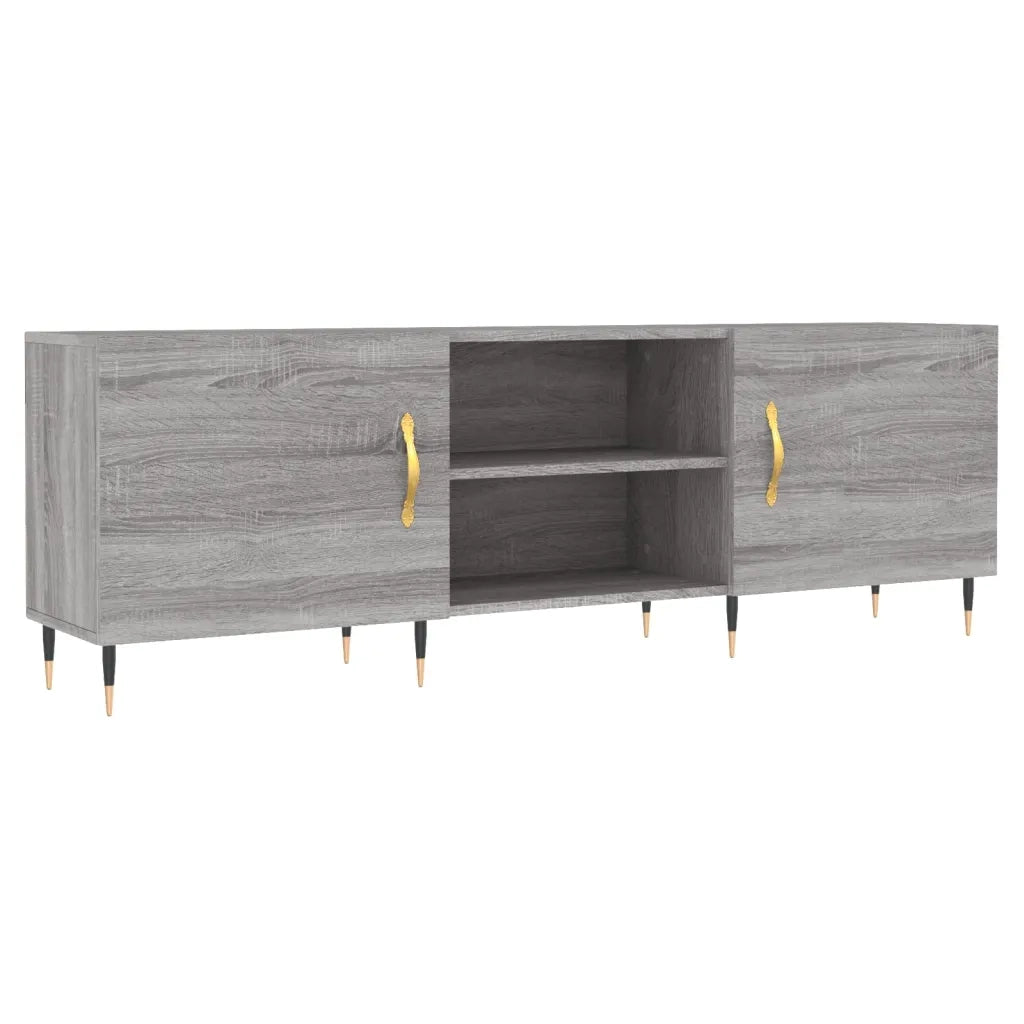 Mobile Porta TV-Mobile per TV-Credenza TV Grigio Sonoma 150x30x50 cm in Legno Multistrato 424403