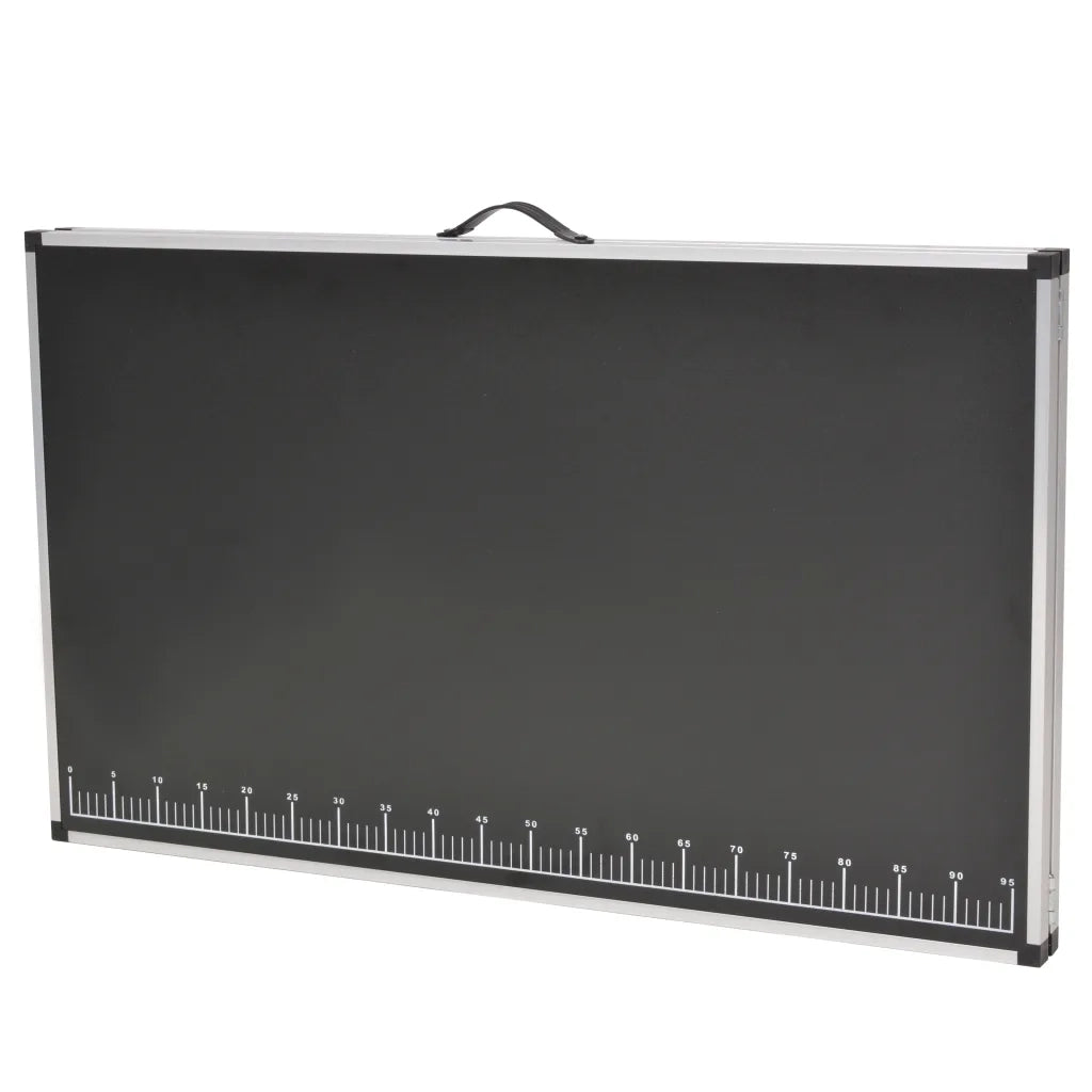Tavolo Pieghevole per Carta da Parati MDF Alluminio 200x60x78cm 142920