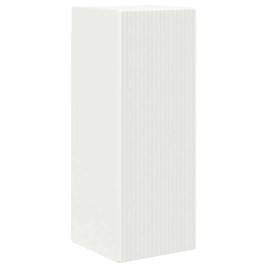 Set mobile TV 8 pcs Bianco Legno multistrato