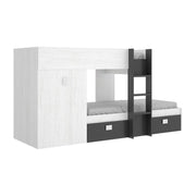 Araba, Composizione Camera da Letto 2 Cassetti, 271x111x150h cm Bianco