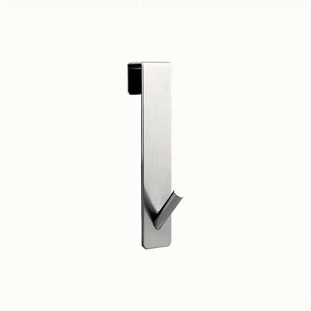Trade Shop - Gancio Per Porta Box Doccia Appendi Asciugamano Accappatoio Bagno 4x13.5cm 87764 -