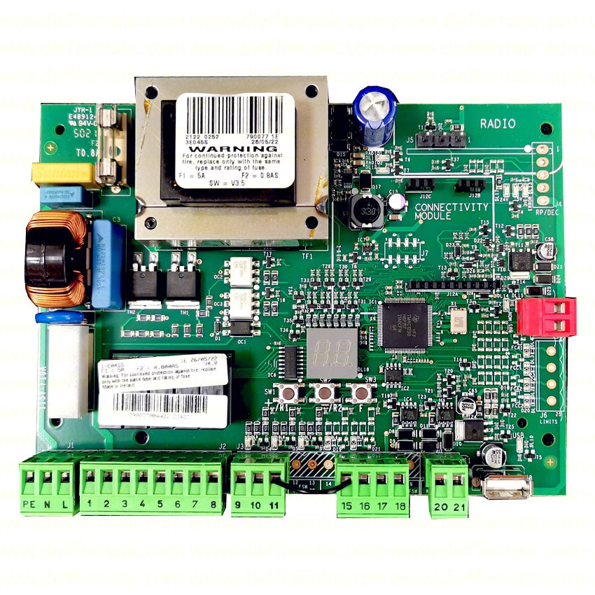 SCHEDA ELETTRONICA E045S PER ATTUATORE 390 FAAC 790077 AUTOMAZIONE AUTOMATISMI