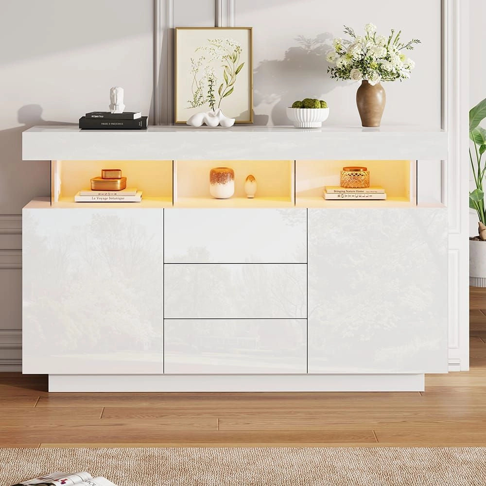 Buffet bar - Xylo - 140x35x80cm LED 16colori acrilico