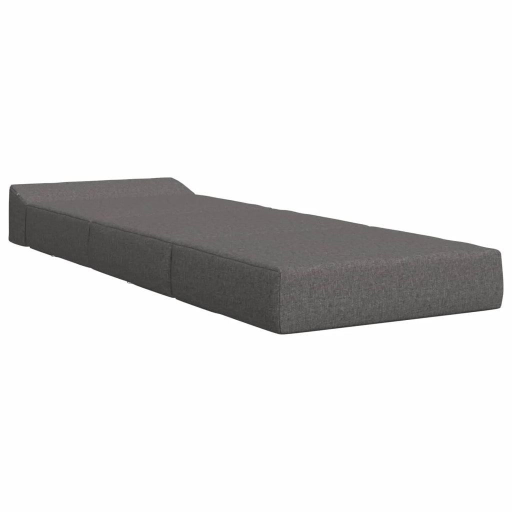 Divano Letto Pieghevole Grigio Chiaro 70 x 60 x 63 cm Tessuto