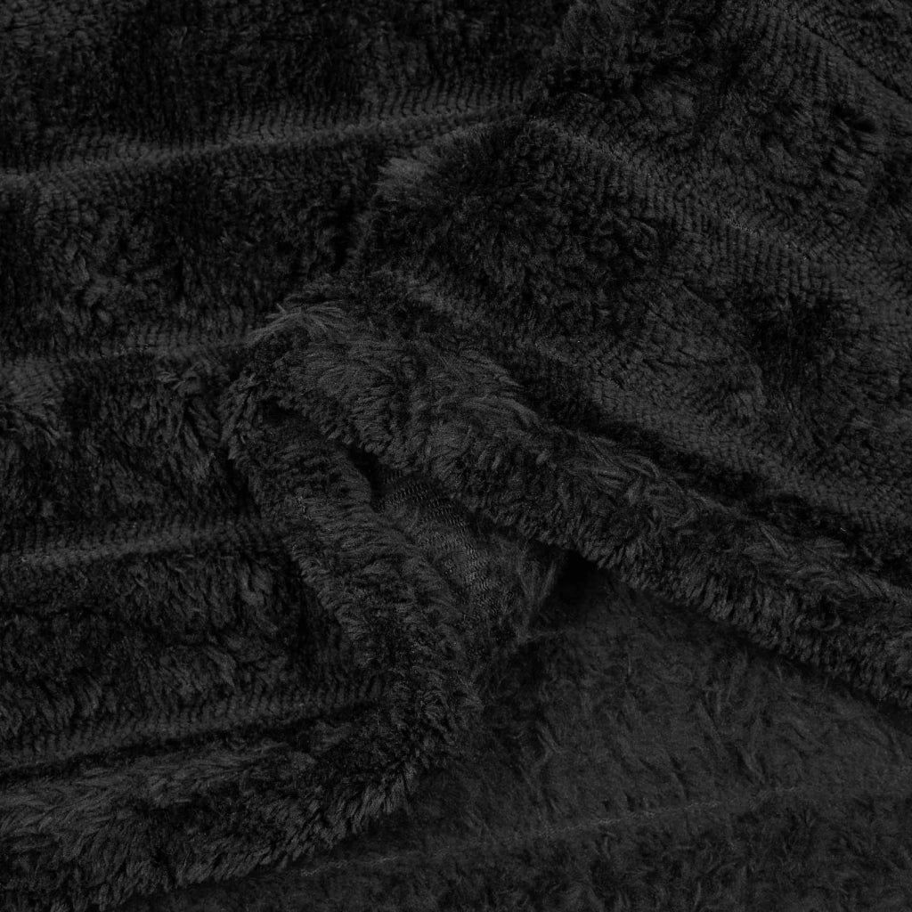 Coperta Nero 240 x 220 cm Panno
