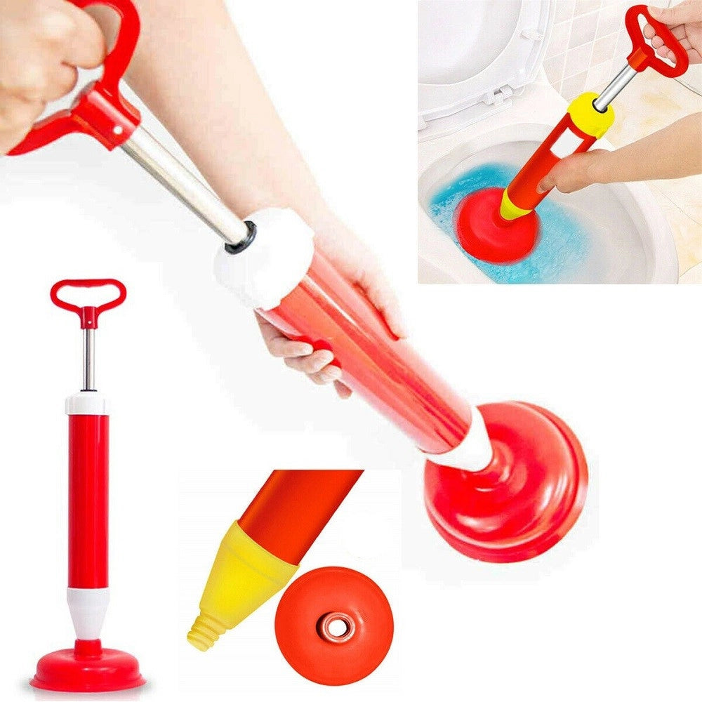 Trade Shop - Stura Lavandino A Pompa A Ventosa Per Tubi Lavello Lavandini Wc Bagno -