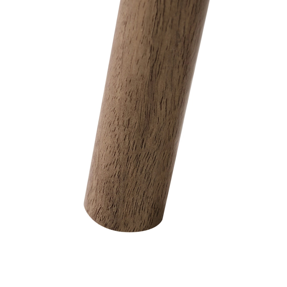 Comodino marrone chiaro in MDF con gambe in legno di pino e 2 cassetti Tavolino moderno