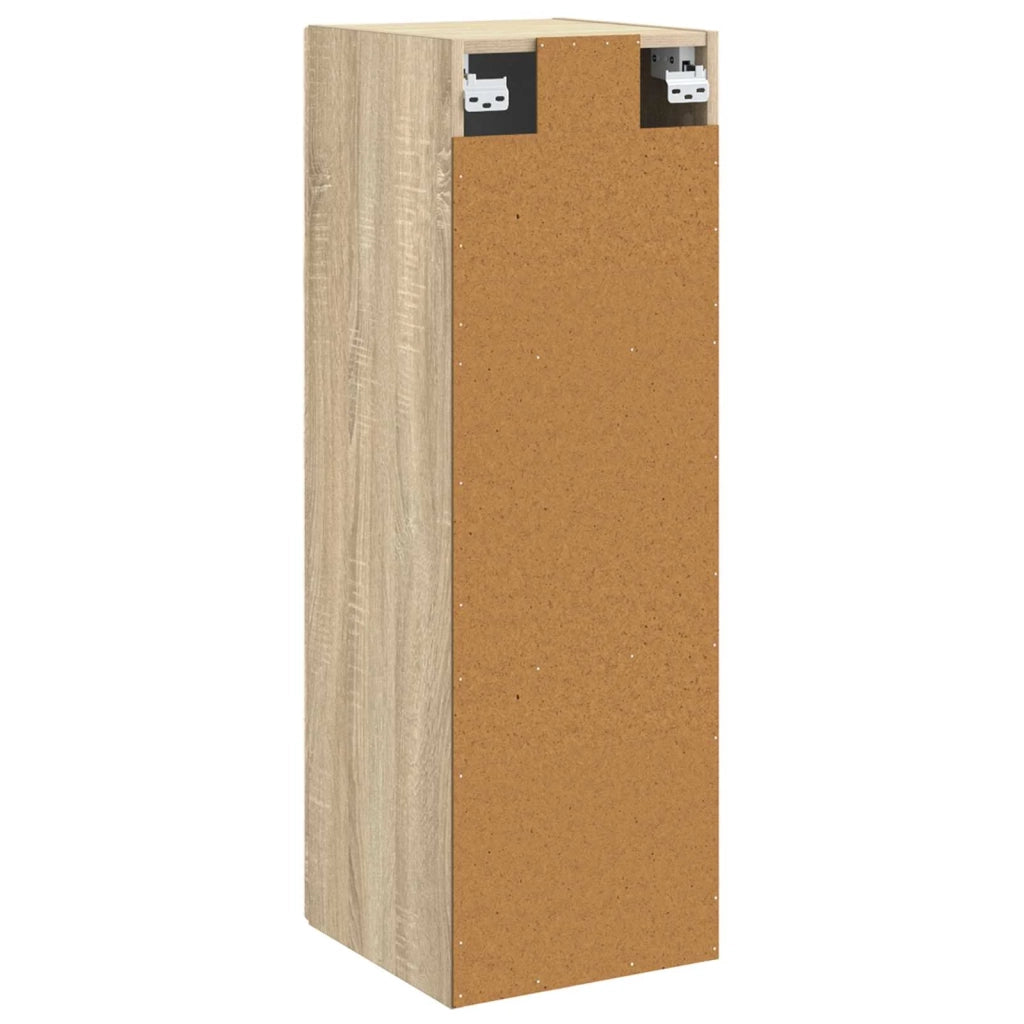 Mobiletto da Bagno a Muro Rovere Sonoma 33 x 34,5 x 100 cm