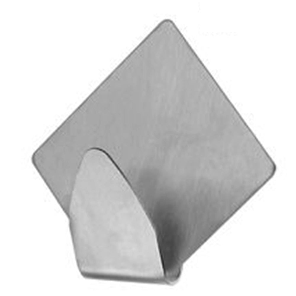 Trade Shop - Set 4pz Ganci Appendini Adesivi Parete Casa Cucina Bagno Attaccapanni Rombi 59664 -