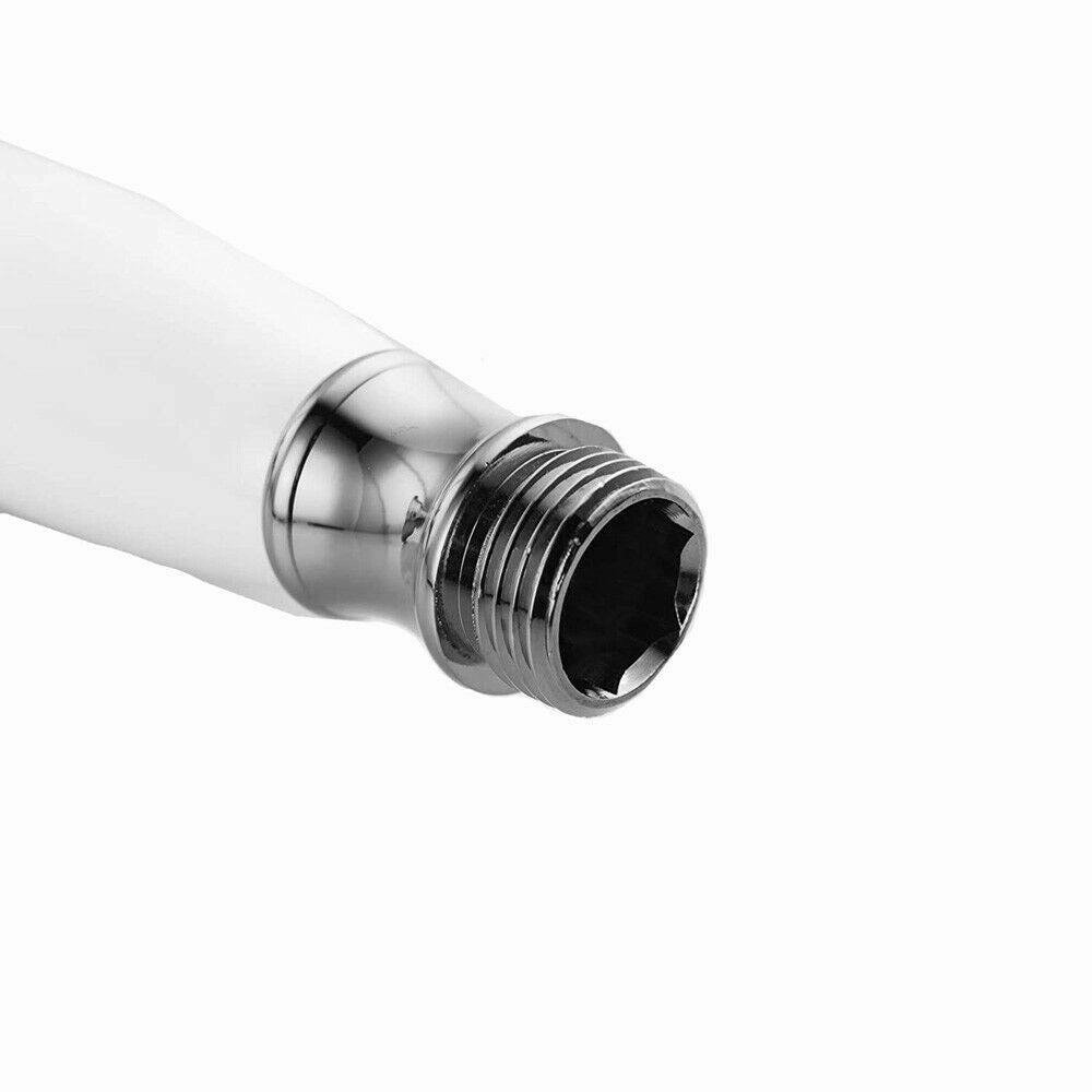 Trade Shop - Soffione Doccia Vasca Stile Retrò Abs Cromato Lucido Attacco 1/2 Doccetta 69040 -