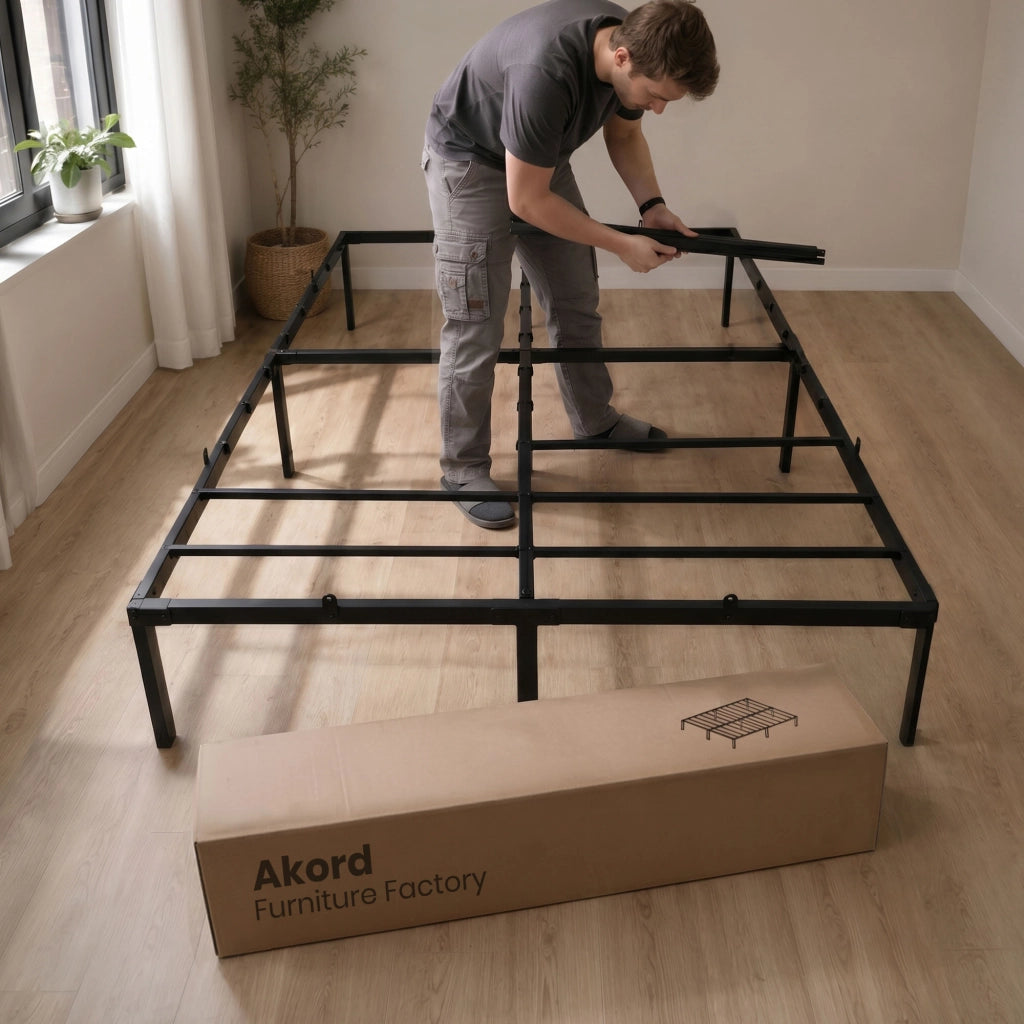 Struttura Letto Pieghevole in Metallo Rete a Doghe 120x200 cm Nero Letto per Ospiti 9 Gambe 20 Doghe