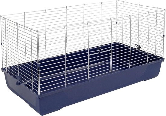Casa per conigli - Casa per conigli con 2 piani - Conigliera - Recinzione per conigli – Casa per animali – Recinzione per conigli – Dierenverblijf per conigli - Recinzione per piccoli animali - Recinzione per cavi - 120 x 53 x 86 cm
