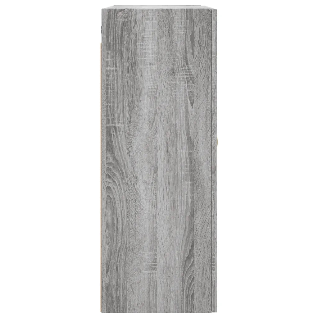 Mobile a Parete Grigio Sonoma 69,5x34x90 cm 828410