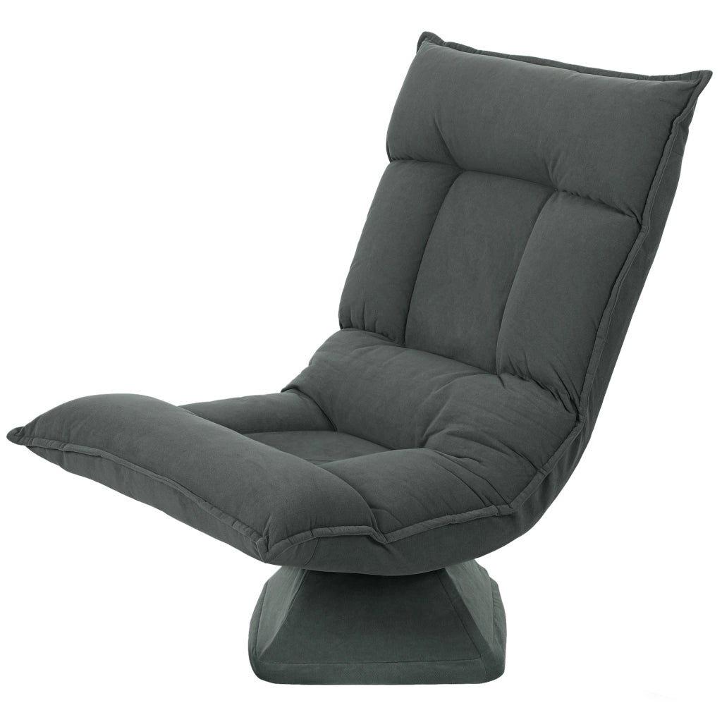Poltrona girevole reclinabile ¨C zephmum ¨C Grigio scuro