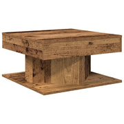 Tavolino da salotto | Tavolino da caff¨¨ | Tavolino da Soggiorno Legno Antico 55x55x30 cm Legno Multistrato