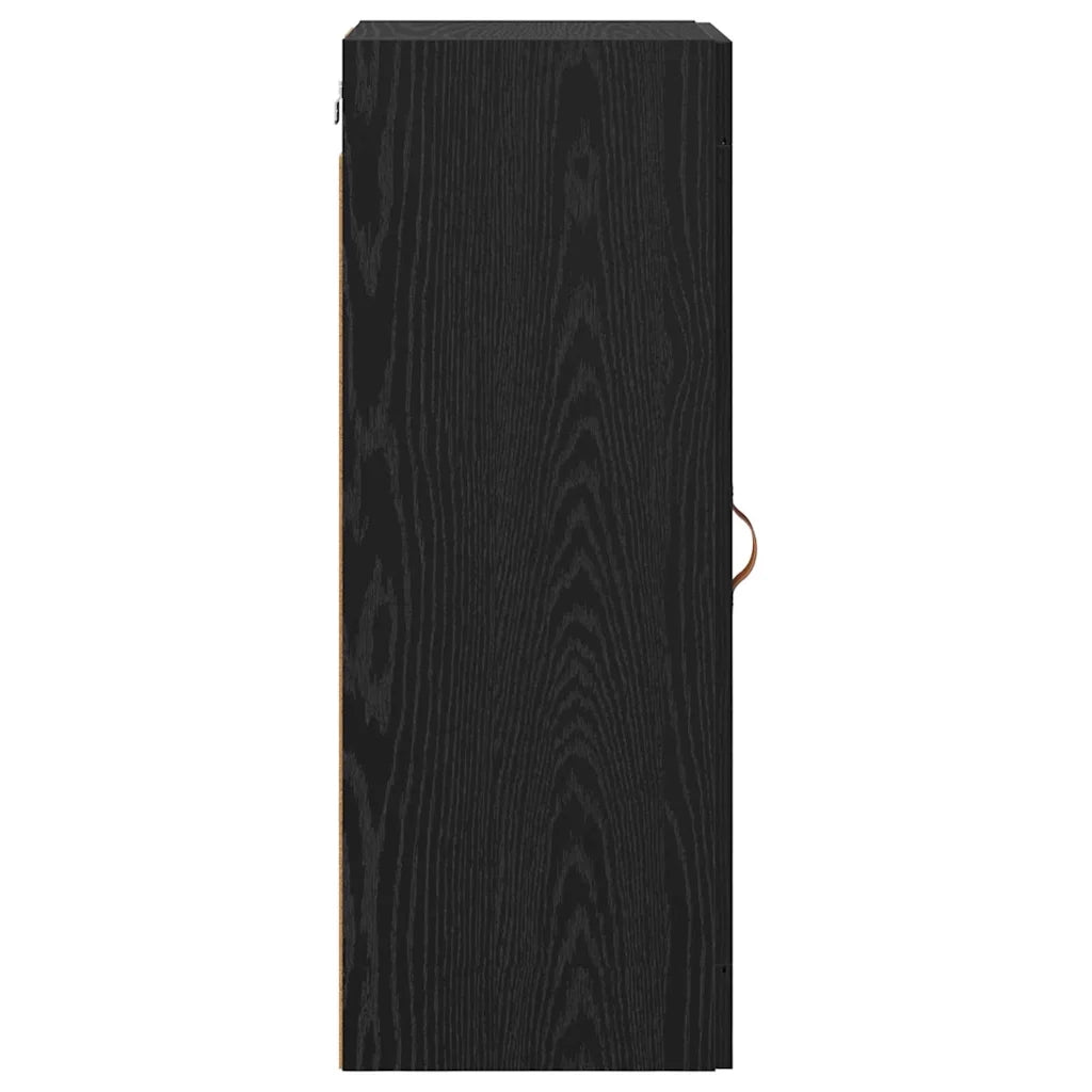 Pensile Rovere Nero 34,5 x 34 x 90 cm Legno ingegnerizzato 882435