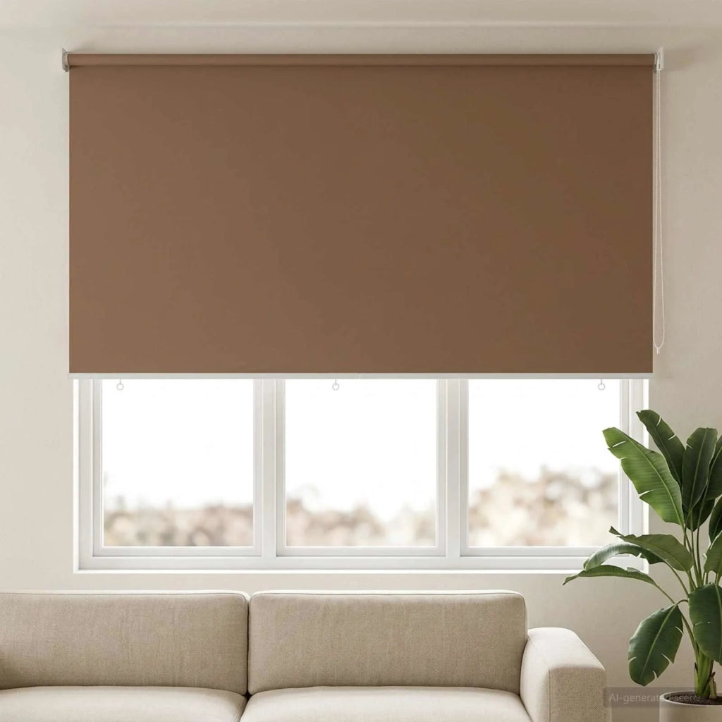 Voletta a rullo | Tenda a rullo con protezione UV Tortora 160 x 140 cm