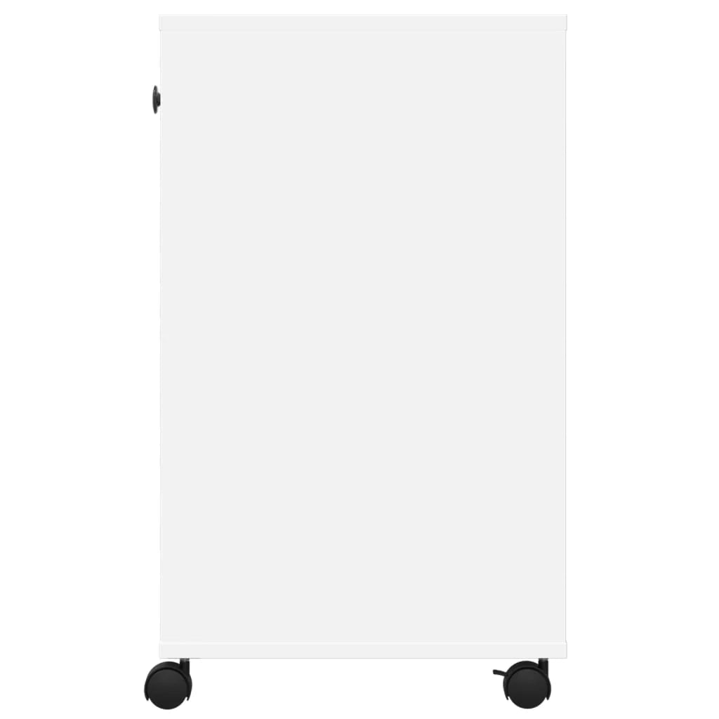 Supporto per stampante mobile da scrivania/ufficio con rotelle 60 x 40 x 68,5 cm bianco 02_0044751